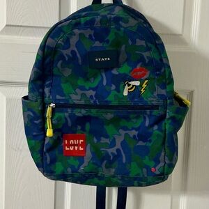 STATE Vibrant Camouflage Backpack with Patches